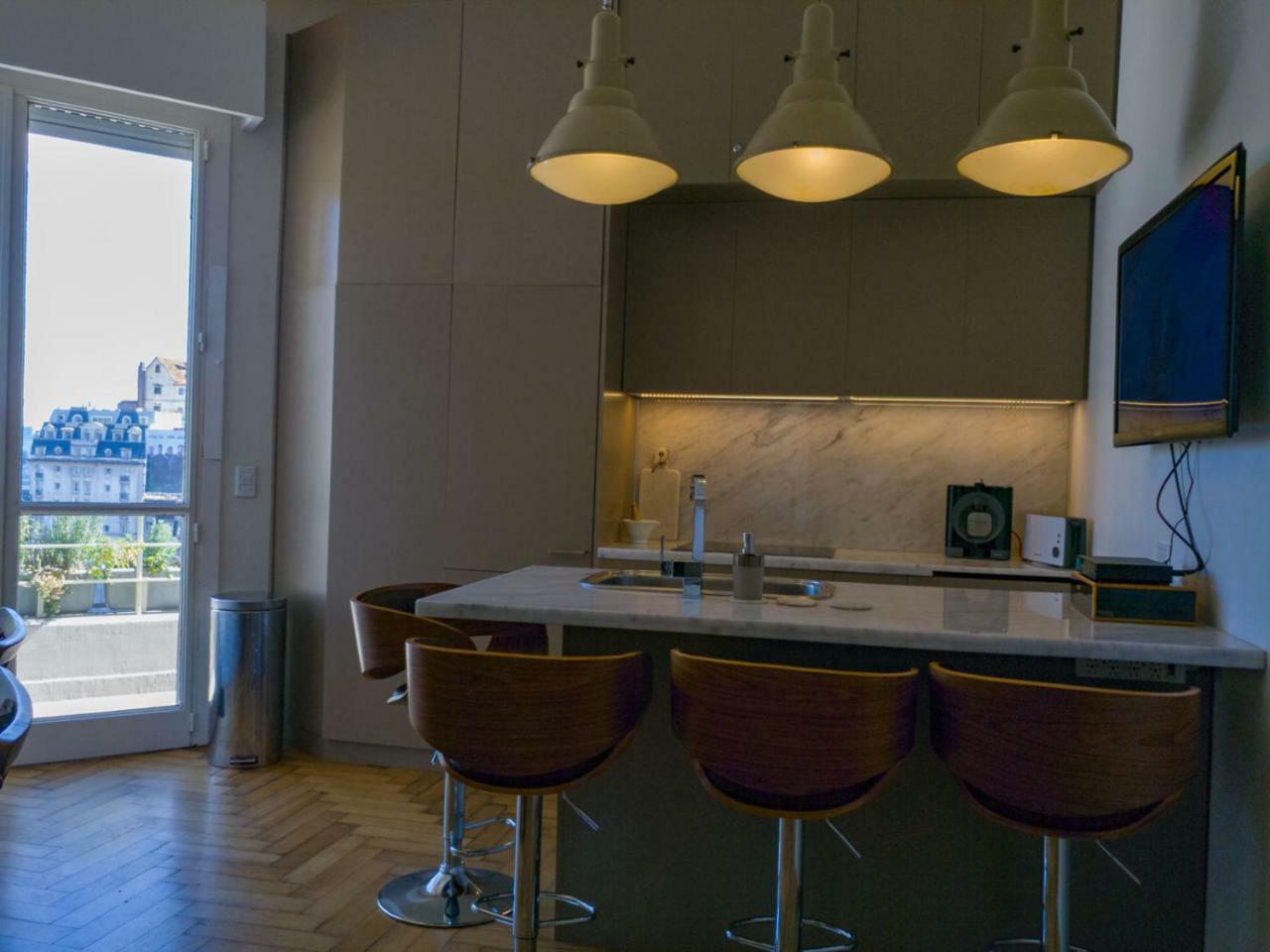 Penthouse Frente Al Obelisco Con Terraza Appartement Buenos Aires Buitenkant foto