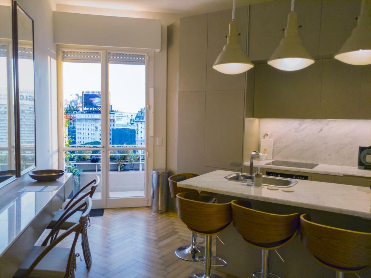 Penthouse Frente Al Obelisco Con Terraza Appartement Buenos Aires Buitenkant foto